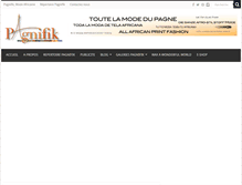 Tablet Screenshot of pagnifik.com